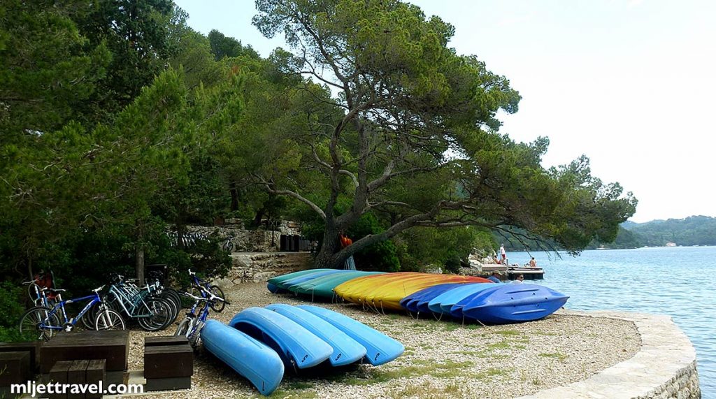 Kayak rental location in the Park