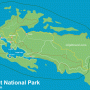 Map of Mljet National Park