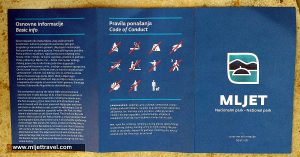 Code of Conduct - Mljet National Park, 2016